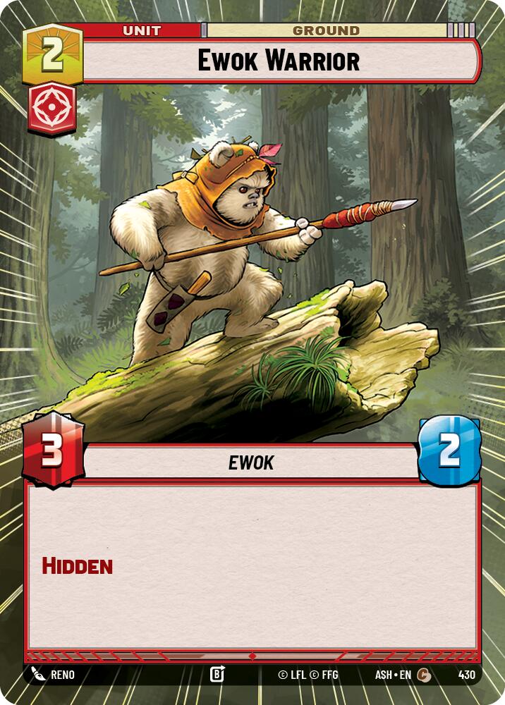 Ewok Warrior (430) (Hyperspace) (430) [Ashes of the Empire] | Cards and Coasters CA