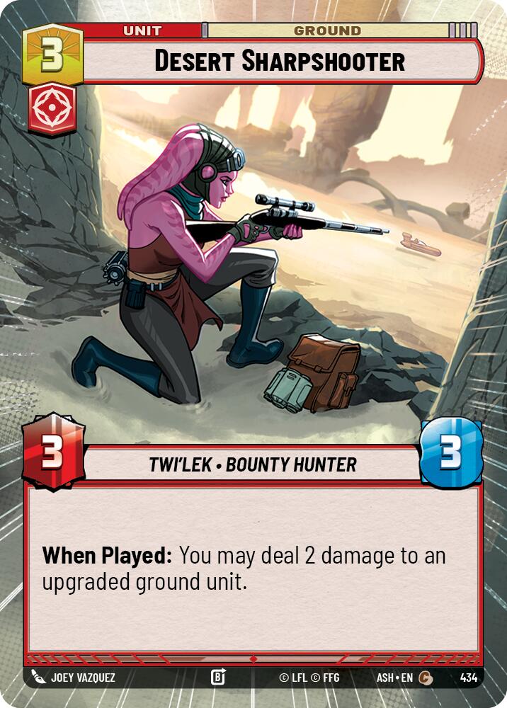Desert Sharpshooter (434) (Hyperspace) (434) [Ashes of the Empire] | Cards and Coasters CA