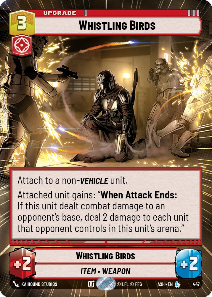 Whistling Birds (447) (Hyperspace) (447) [Ashes of the Empire] | Cards and Coasters CA