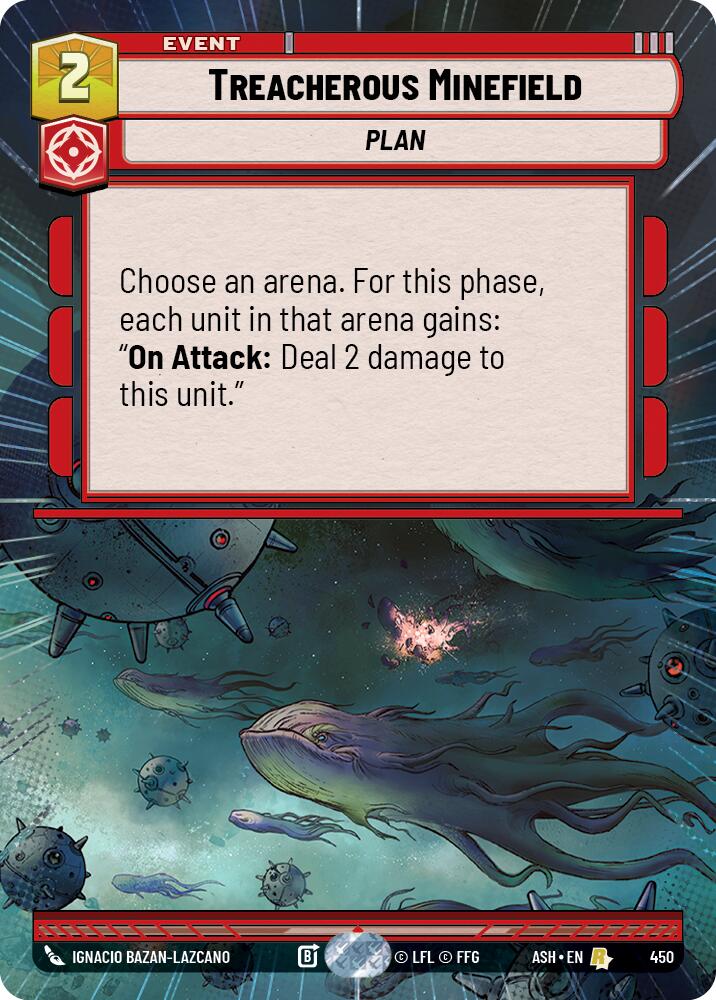 Treacherous Minefield (450) (Hyperspace) (450) [Ashes of the Empire] | Cards and Coasters CA