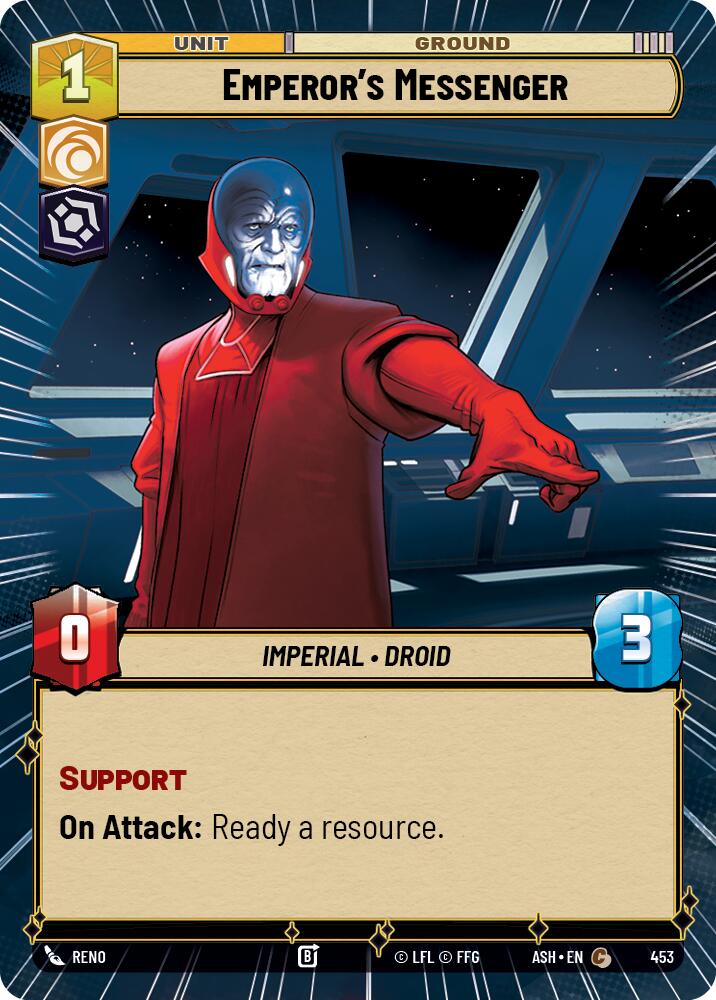 Emperor's Messenger (453) (Hyperspace) (453) [Ashes of the Empire] | Cards and Coasters CA