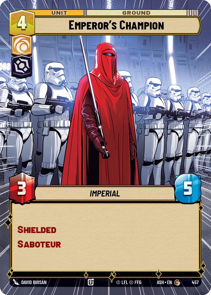 Emperor's Champion (457) (Hyperspace) (457) [Ashes of the Empire] | Cards and Coasters CA