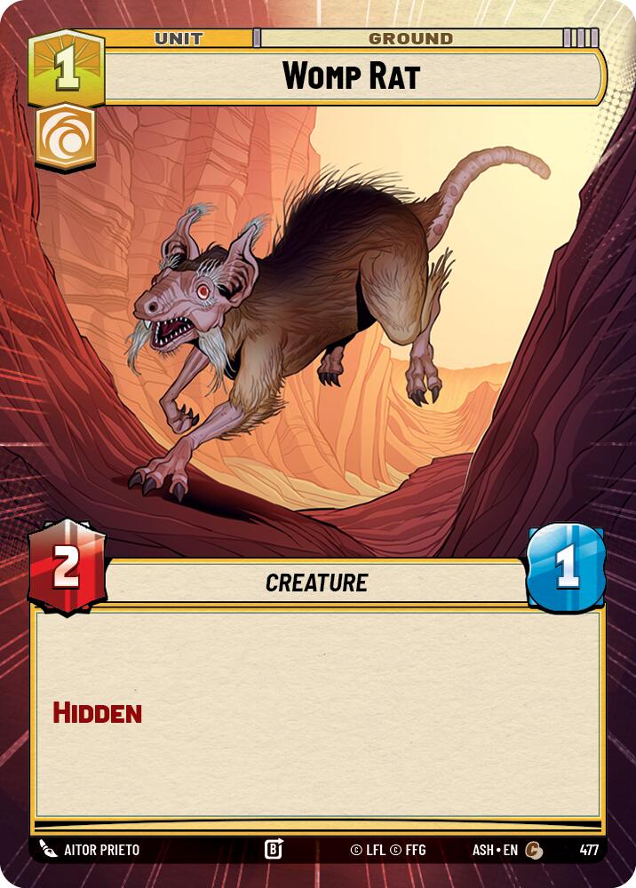 Womp Rat (477) (Hyperspace) (477) [Ashes of the Empire] | Cards and Coasters CA