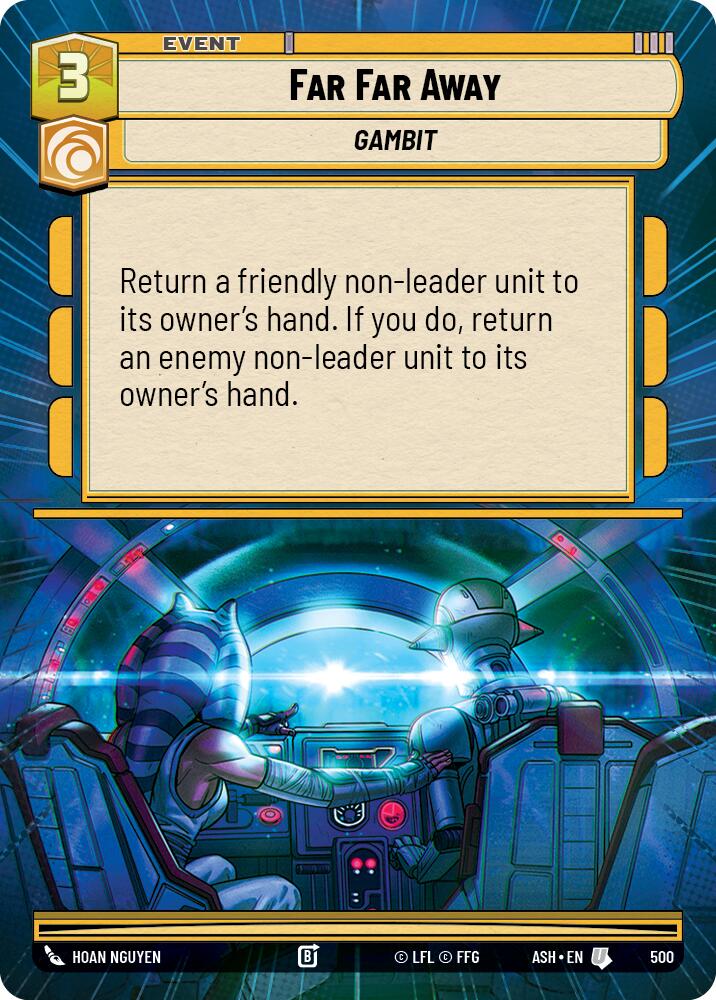 Far Far Away (500) (Hyperspace) (500) [Ashes of the Empire] | Cards and Coasters CA