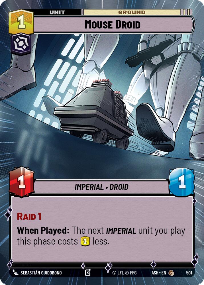 Mouse Droid (501) (Hyperspace) (501) [Ashes of the Empire] | Cards and Coasters CA