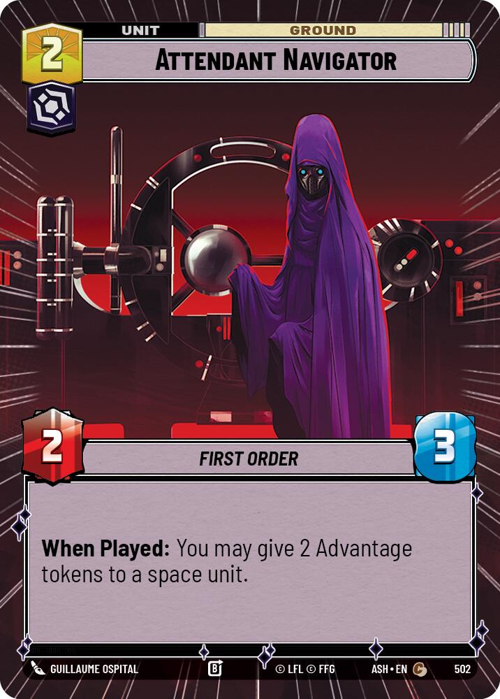 Attendant Navigator (502) (Hyperspace) (502) [Ashes of the Empire] | Cards and Coasters CA