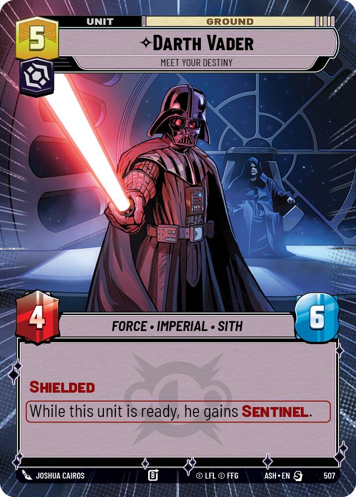 Darth Vader - Meet Your Destiny (507) (Hyperspace) (507) [Ashes of the Empire] | Cards and Coasters CA