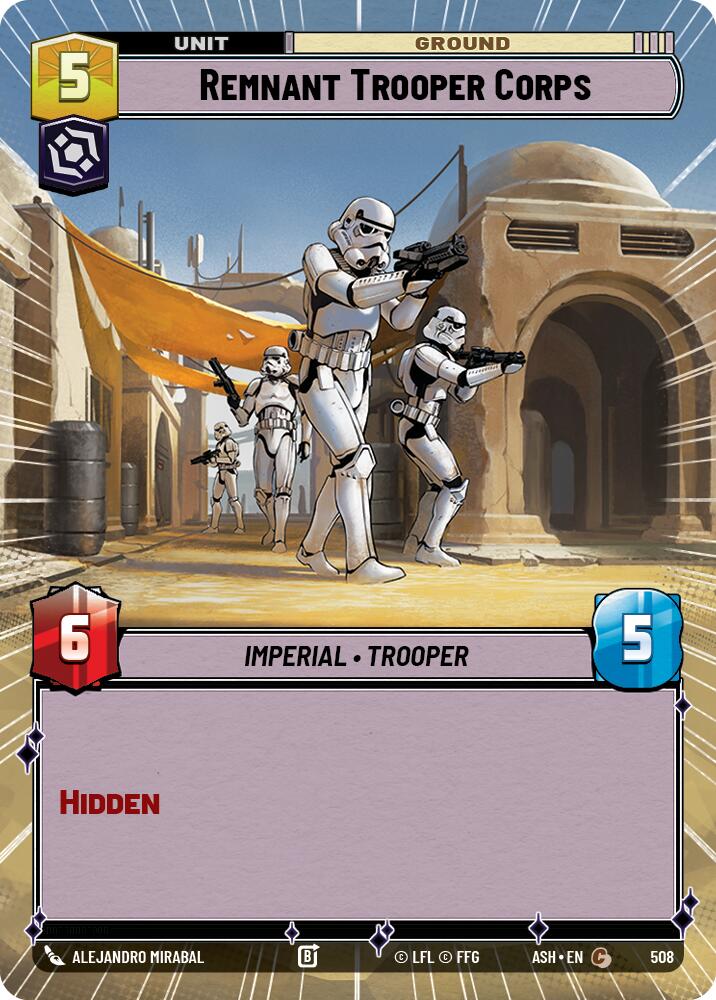 Remnant Trooper Corps (508) (Hyperspace) (508) [Ashes of the Empire] | Cards and Coasters CA
