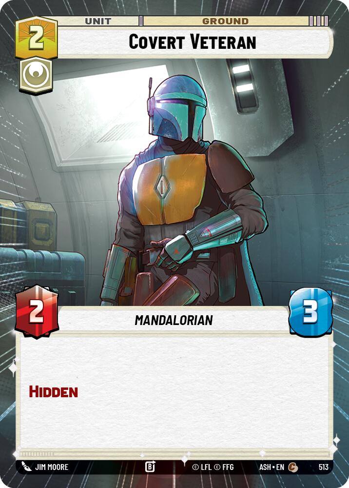 Covert Veteran (513) (Hyperspace) (513) [Ashes of the Empire] | Cards and Coasters CA