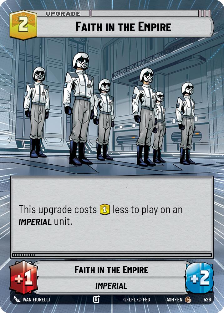 Faith in the Empire (526) (Hyperspace) (526) [Ashes of the Empire] | Cards and Coasters CA