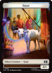 Goat // Construct Double-Sided Token [Marvel Super Heroes Commander Tokens] | Cards and Coasters CA