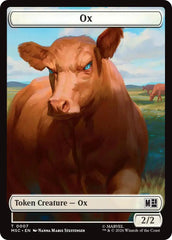 Ox // Vibranium Double-Sided Token [Marvel Super Heroes Commander Tokens] | Cards and Coasters CA