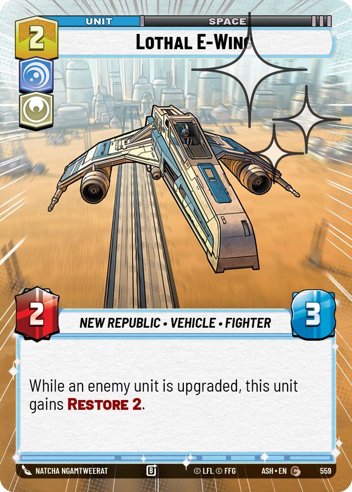 Lothal E-Wing (559) (Hyperspace Foil) (559) [Ashes of the Empire] | Cards and Coasters CA