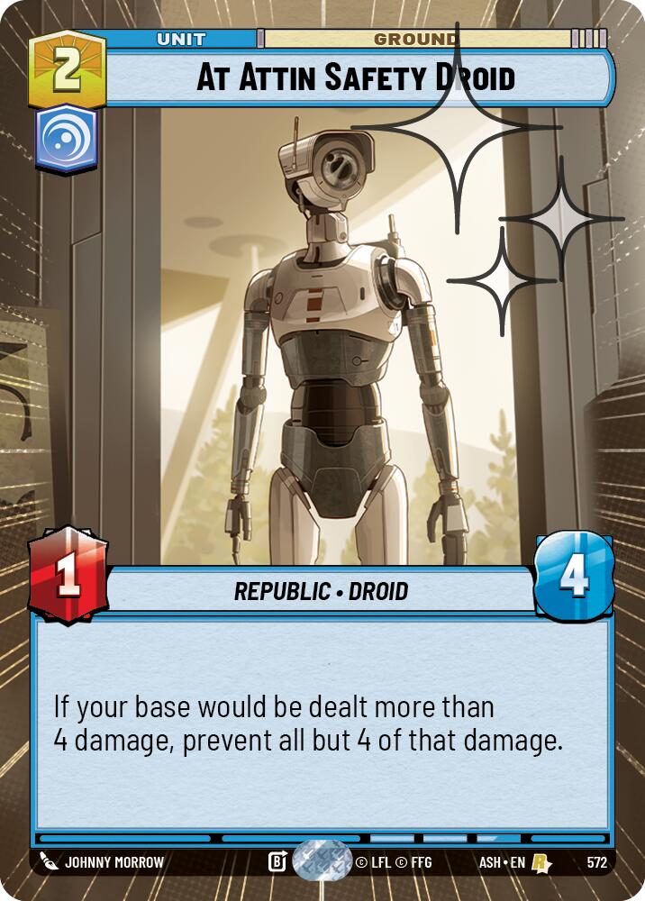 At Attin Safety Droid (572) (Hyperspace Foil) (572) [Ashes of the Empire] | Cards and Coasters CA