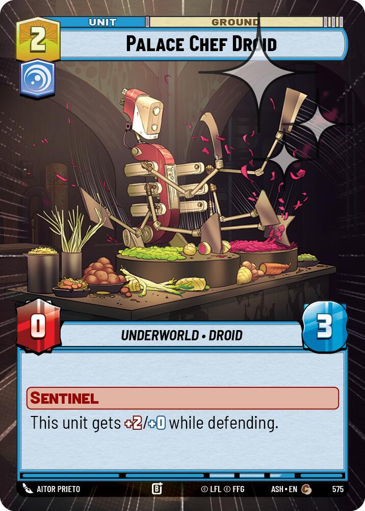 Palace Chef Droid (575) (Hyperspace Foil) (575) [Ashes of the Empire] | Cards and Coasters CA