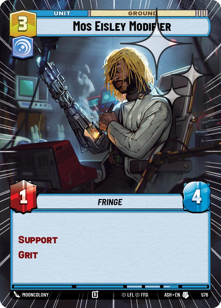 Mos Eisley Modifier (576) (Hyperspace Foil) (576) [Ashes of the Empire] | Cards and Coasters CA
