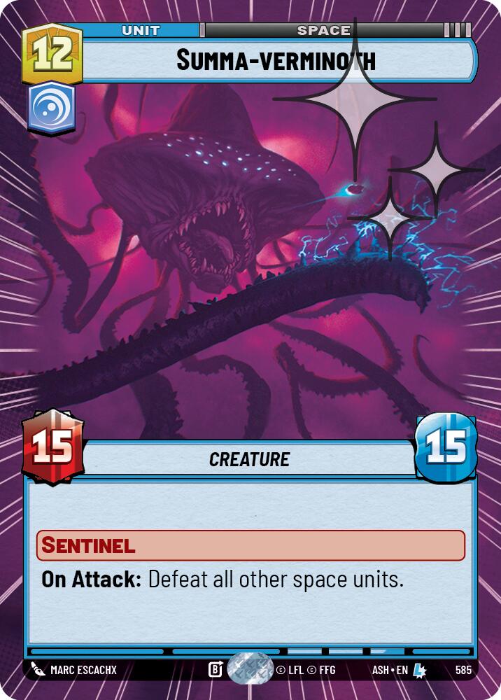 Summa-verminoth (585) (Hyperspace Foil) (585) [Ashes of the Empire] | Cards and Coasters CA