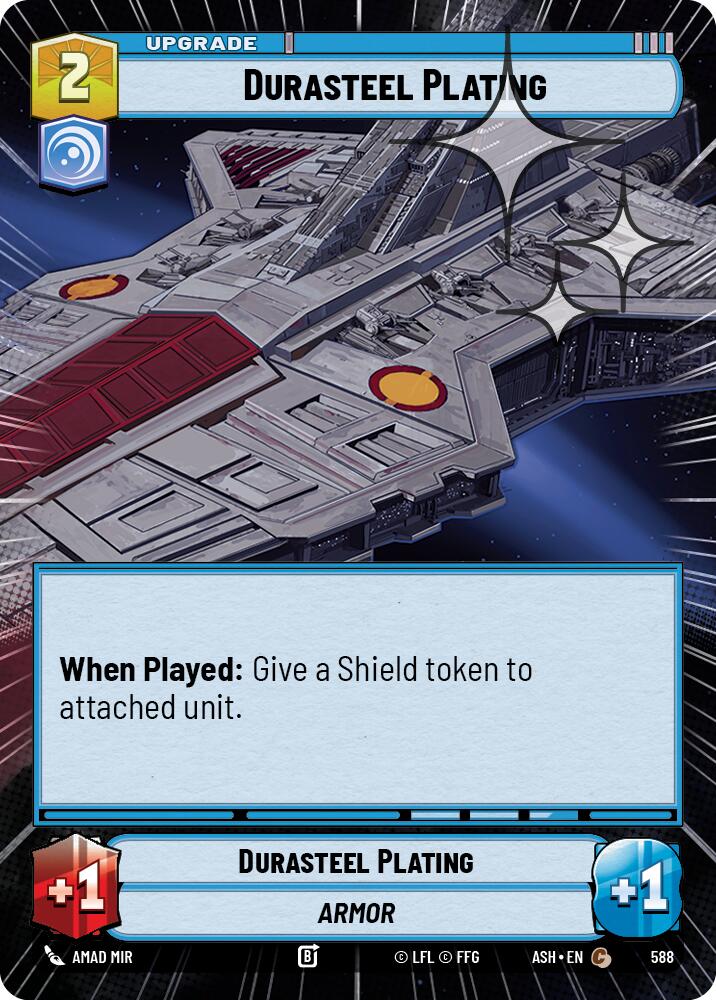 Durasteel Plating (588) (Hyperspace Foil) (588) [Ashes of the Empire] | Cards and Coasters CA