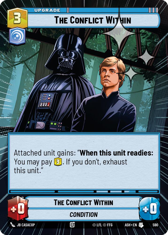 The Conflict Within (590) (Hyperspace Foil) (590) [Ashes of the Empire] | Cards and Coasters CA