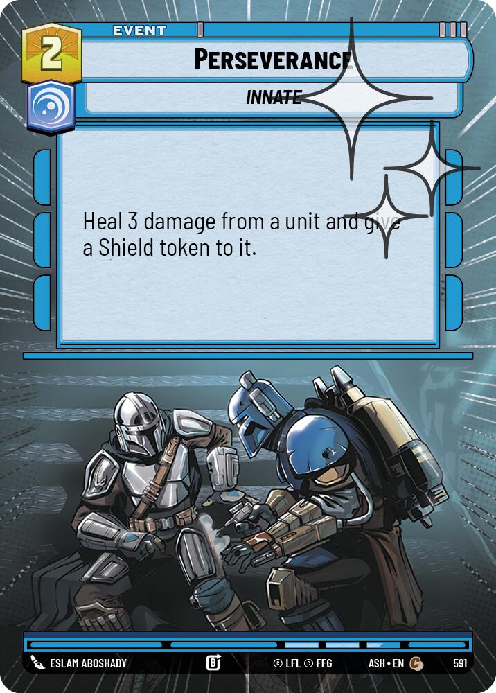 Perseverance (591) (Hyperspace Foil) (591) [Ashes of the Empire] | Cards and Coasters CA