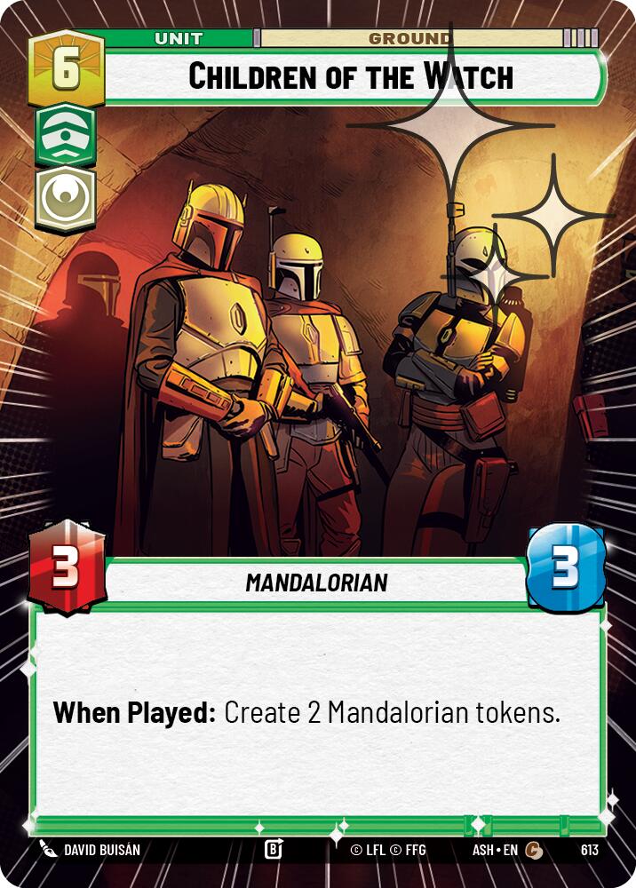 Children of the Watch (613) (Hyperspace Foil) (613) [Ashes of the Empire] | Cards and Coasters CA