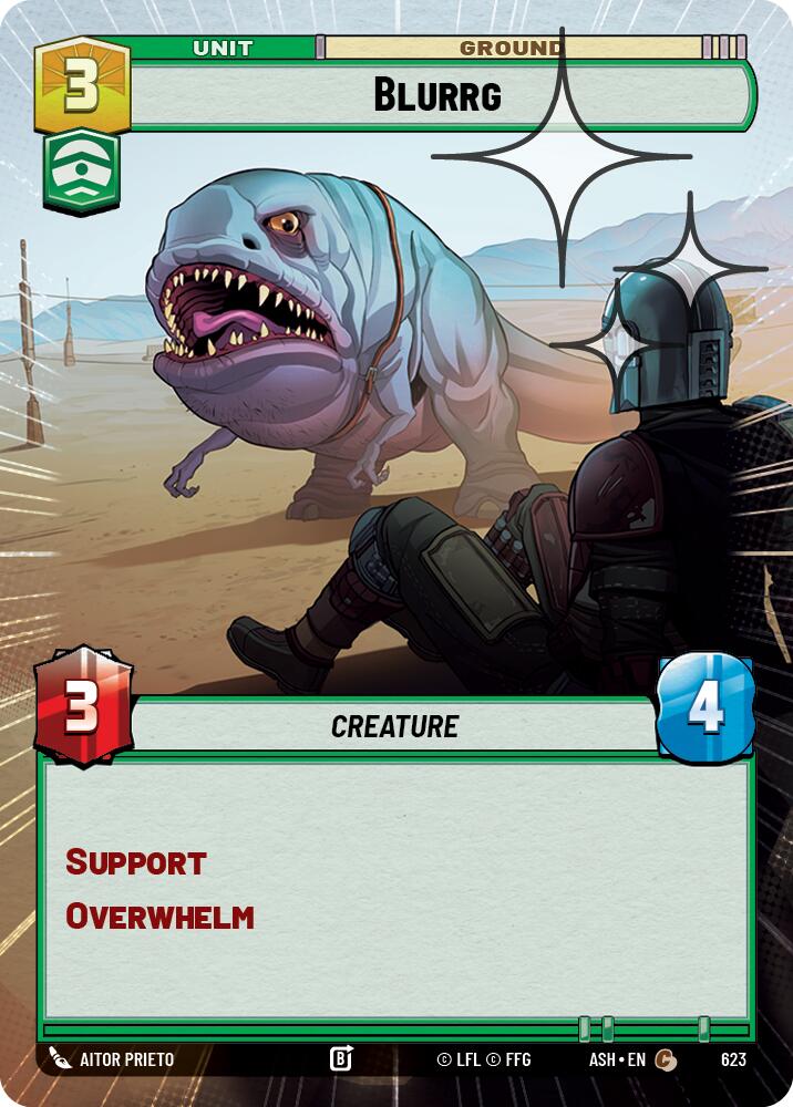 Blurrg (623) (Hyperspace Foil) (623) [Ashes of the Empire] | Cards and Coasters CA