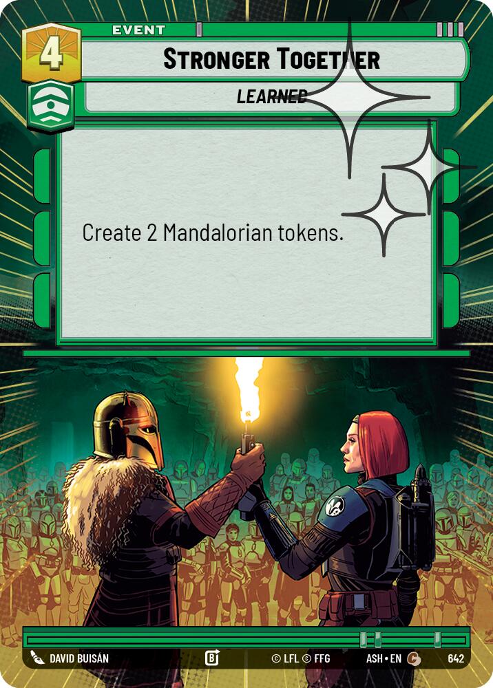 Stronger Together (642) (Hyperspace Foil) (642) [Ashes of the Empire] | Cards and Coasters CA