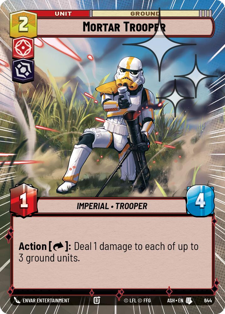 Mortar Trooper (644) (Hyperspace Foil) (644) [Ashes of the Empire] | Cards and Coasters CA