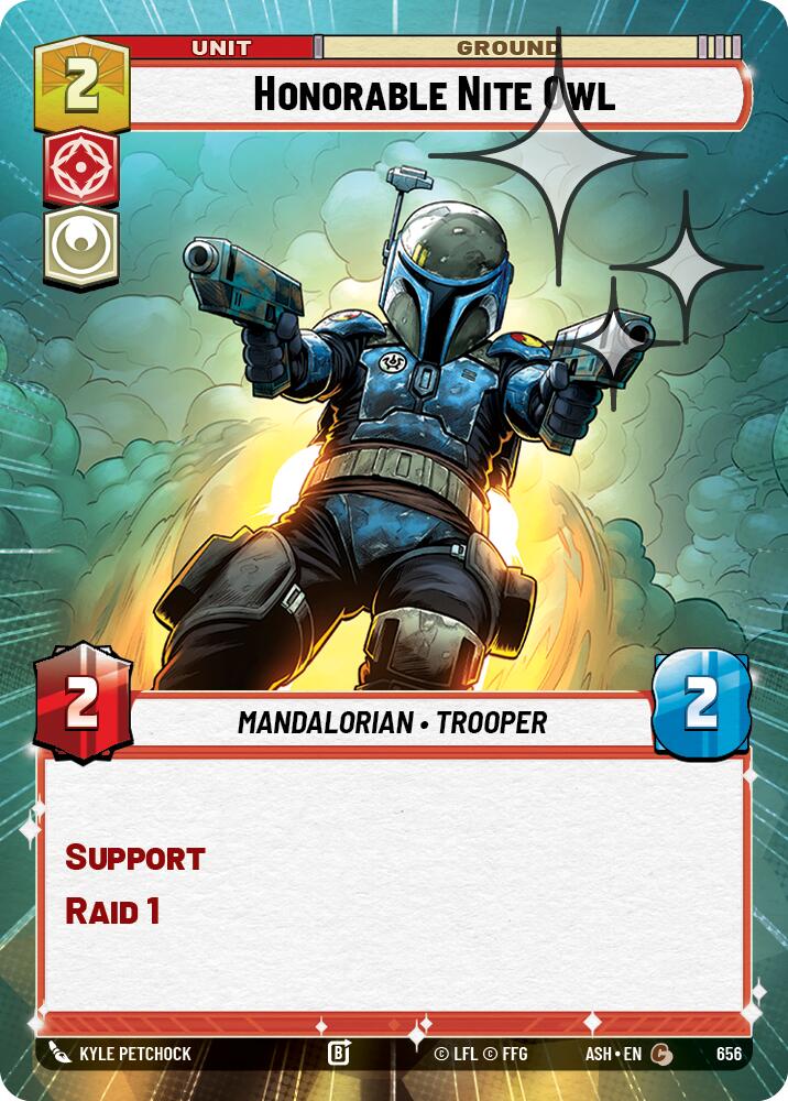 Honorable Nite Owl (656) (Hyperspace Foil) (656) [Ashes of the Empire] | Cards and Coasters CA