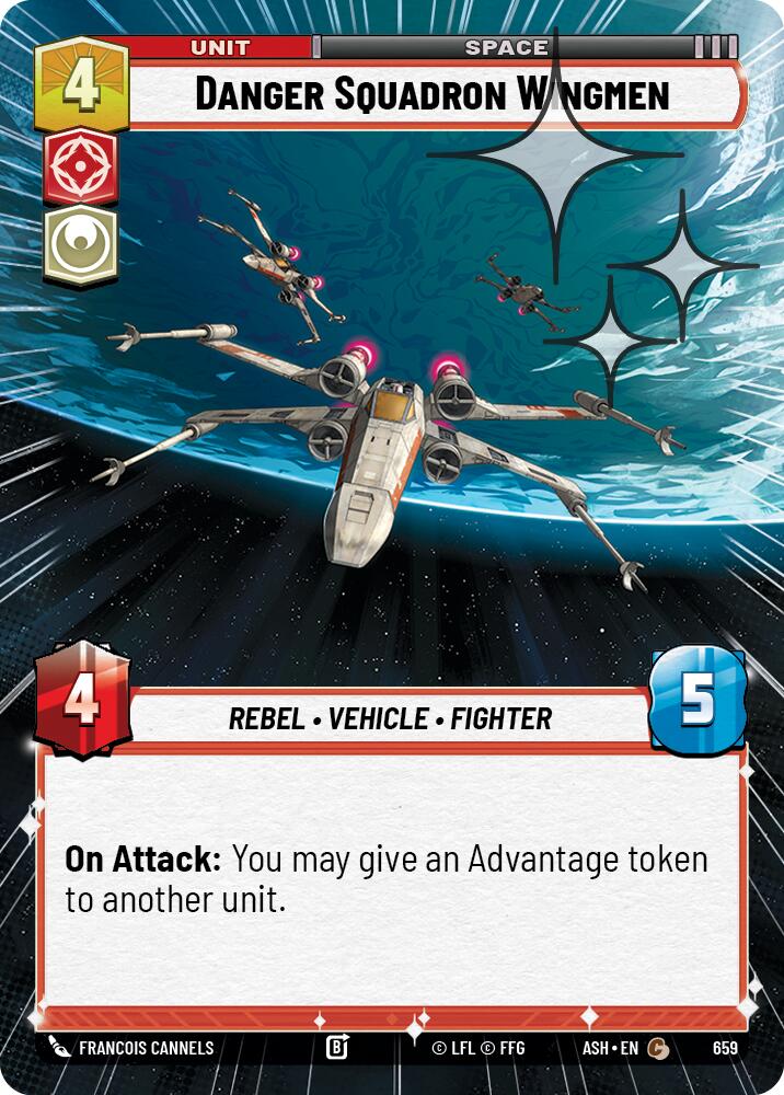 Danger Squadron Wingmen (659) (Hyperspace Foil) (659) [Ashes of the Empire] | Cards and Coasters CA