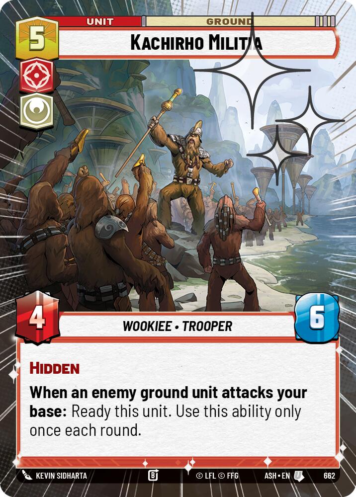 Kachirho Militia (662) (Hyperspace Foil) (662) [Ashes of the Empire] | Cards and Coasters CA