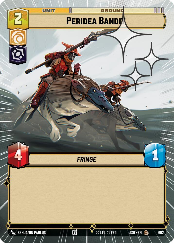 Peridea Bandit (692) (Hyperspace Foil) (692) [Ashes of the Empire] | Cards and Coasters CA