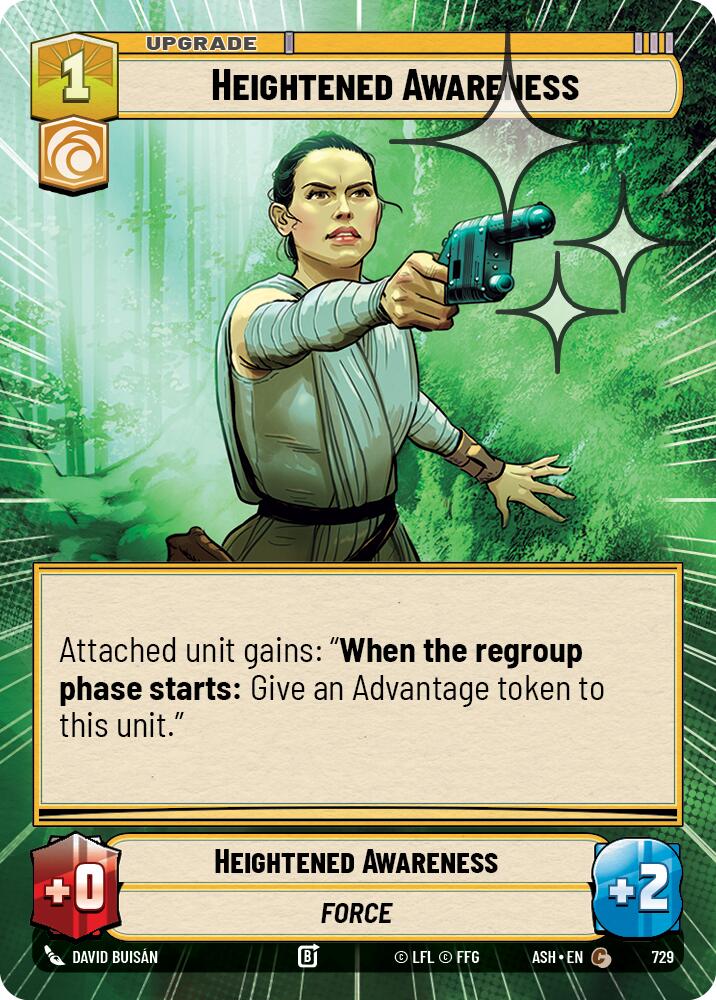 Heightened Awareness (729) (Hyperspace Foil) (729) [Ashes of the Empire] | Cards and Coasters CA