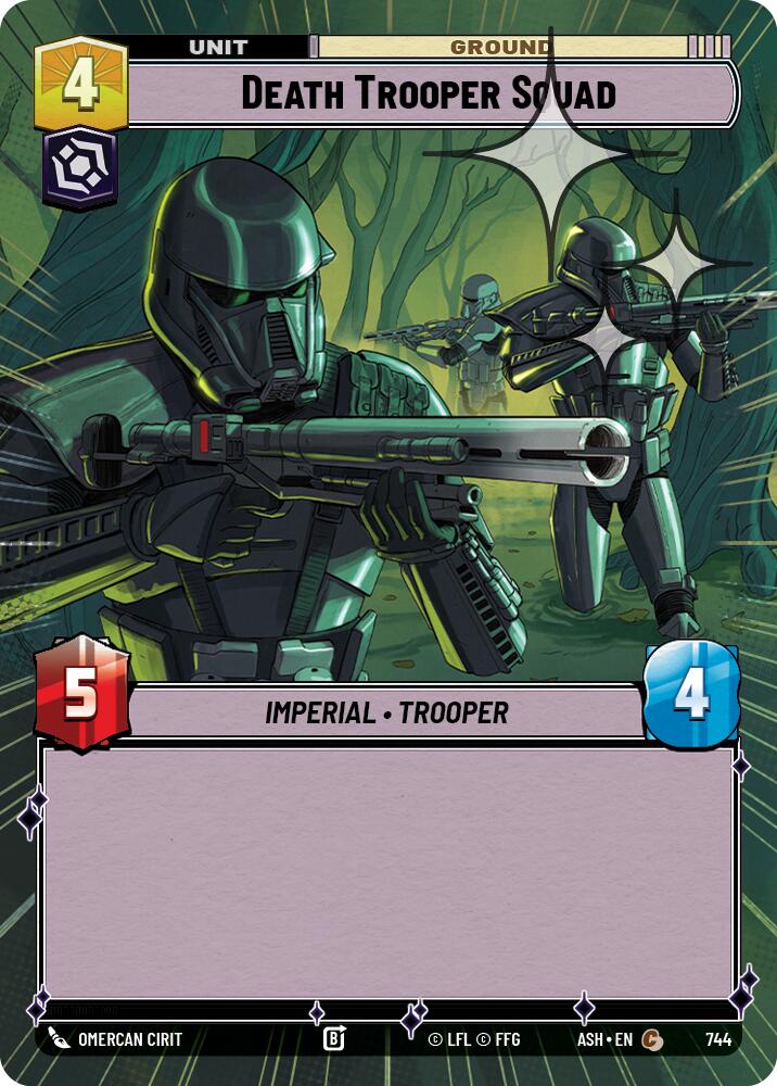 Death Trooper Squad (744) (Hyperspace Foil) (744) [Ashes of the Empire] | Cards and Coasters CA