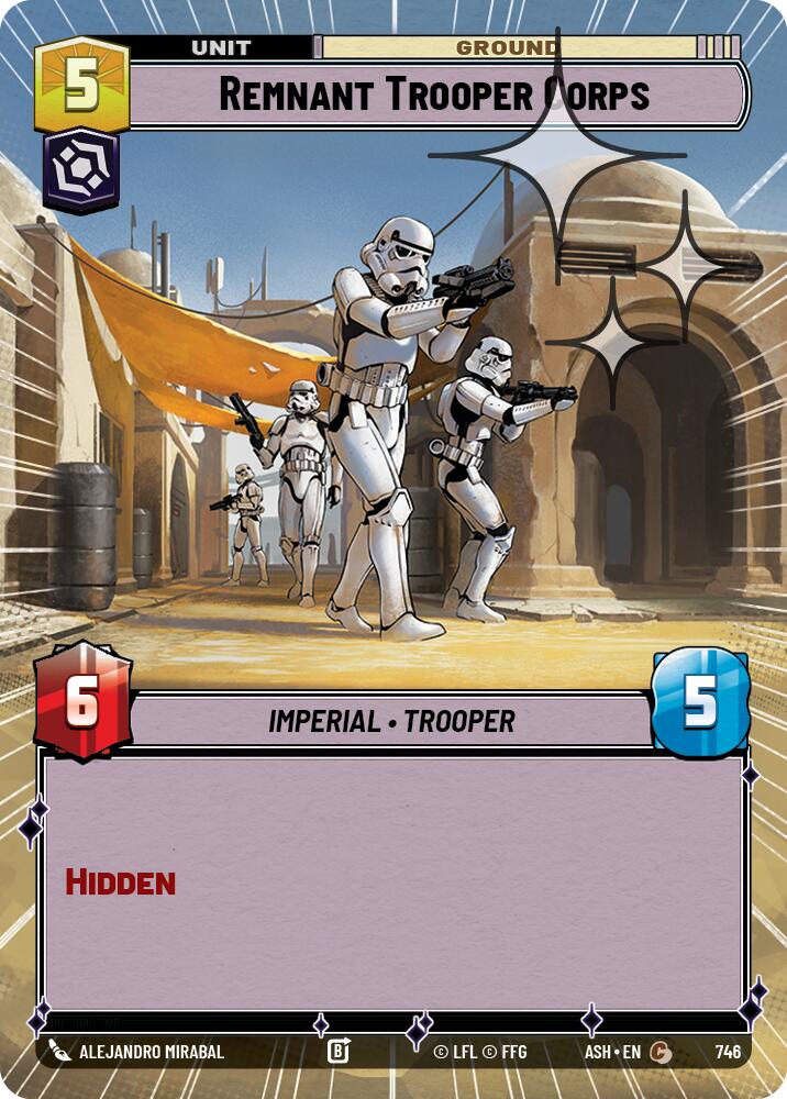 Remnant Trooper Corps (746) (Hyperspace Foil) (746) [Ashes of the Empire] | Cards and Coasters CA