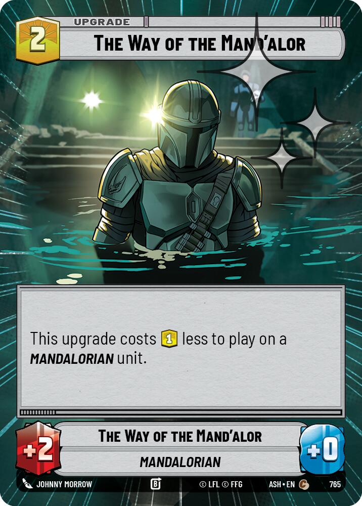 The Way of the Mand'alor (765) (Hyperspace Foil) (765) [Ashes of the Empire] | Cards and Coasters CA