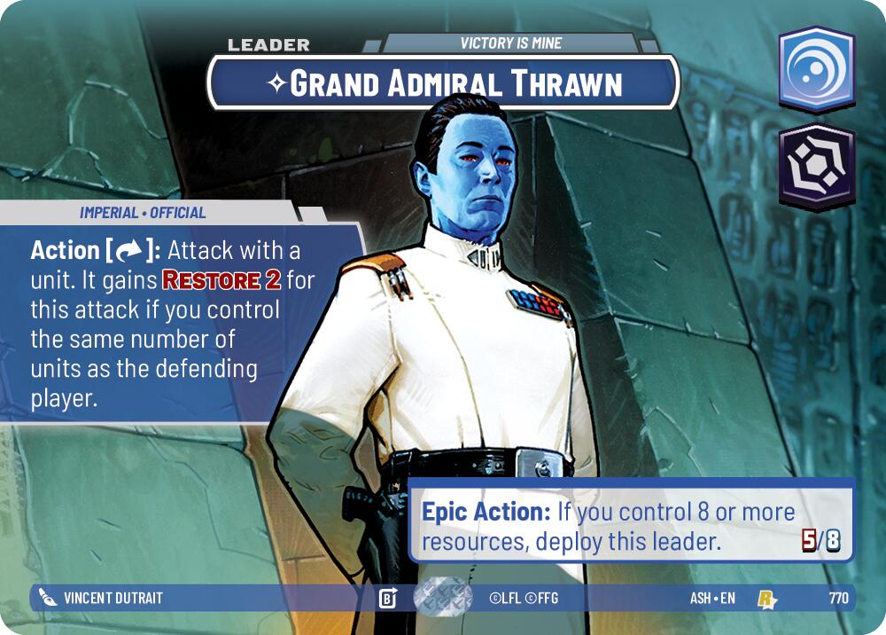 Grand Admiral Thrawn - Victory is Mine (770) (Showcase) (770) [Ashes of the Empire] | Cards and Coasters CA