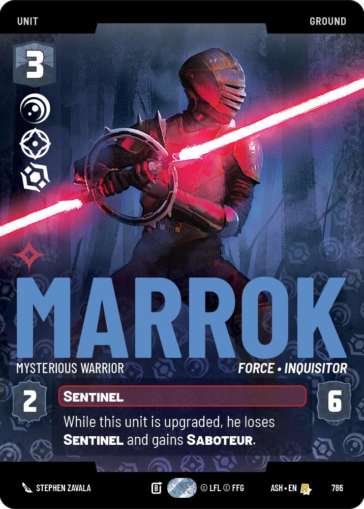 Marrok - Mysterious Warrior (786) (Prestige) (786) [Ashes of the Empire] | Cards and Coasters CA