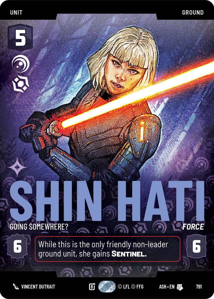 Shin Hati - Going Somewhere? (791) (Prestige) (791) [Ashes of the Empire] | Cards and Coasters CA