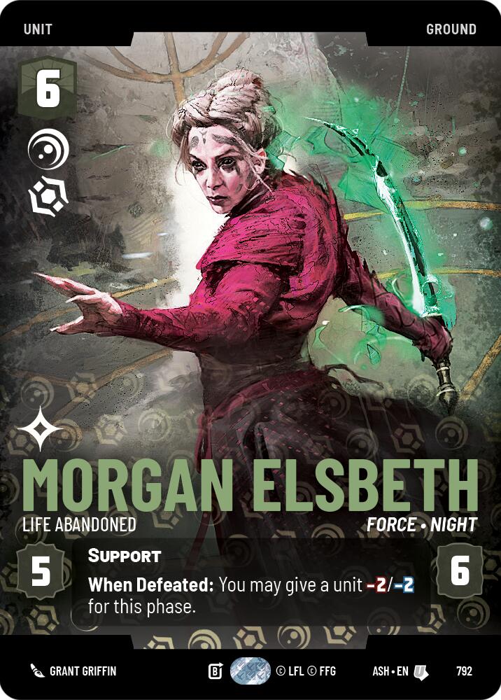 Morgan Elsbeth - Life Abandoned (792) (Prestige) (792) [Ashes of the Empire] | Cards and Coasters CA