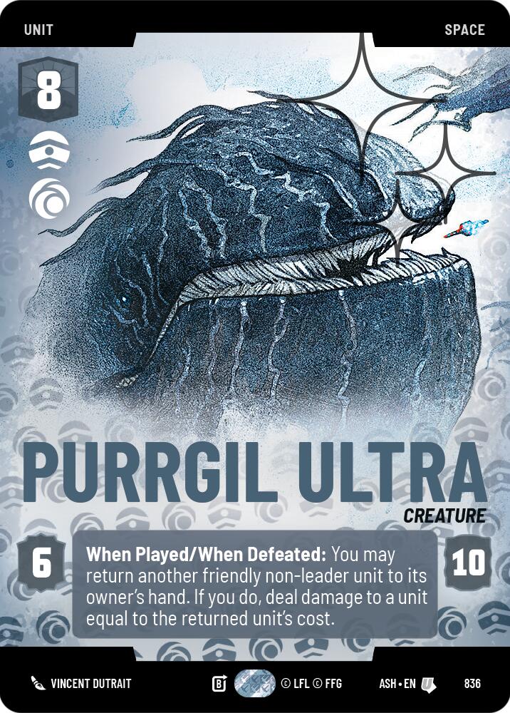 Purrgil Ultra (836) (Prestige Foil) (836) [Ashes of the Empire] | Cards and Coasters CA