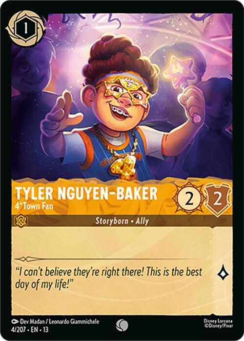 Tyler Nguyen-Baker - 4*Town Fan (4/207) [Attack of the Vine!] | Cards and Coasters CA
