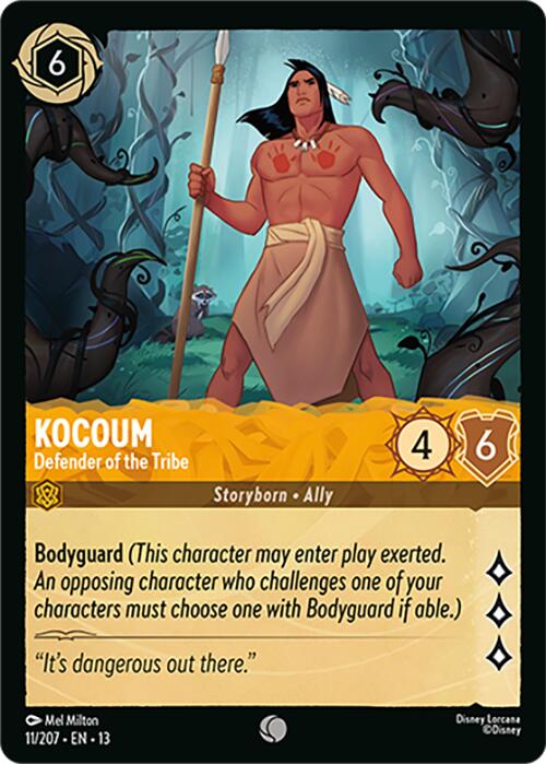 Kocoum - Defender of the Tribe (11/207) [Attack of the Vine!] | Cards and Coasters CA