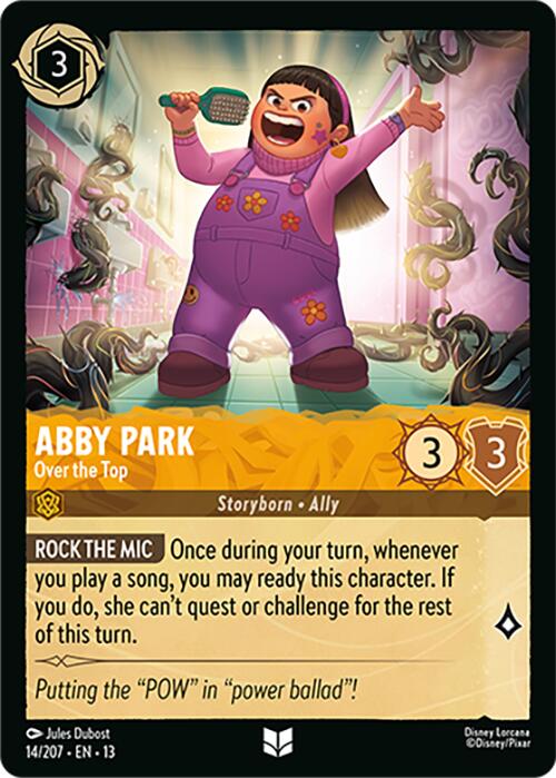 Abby Park - Over the Top (14/207) [Attack of the Vine!] | Cards and Coasters CA