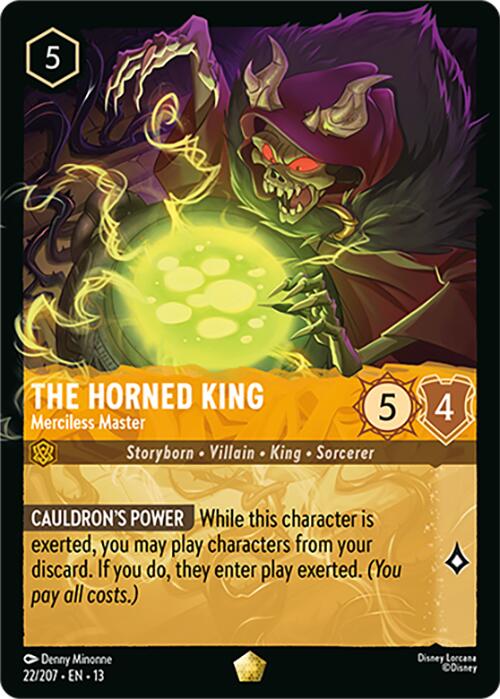 The Horned King - Merciless Master (22/207) [Attack of the Vine!] | Cards and Coasters CA