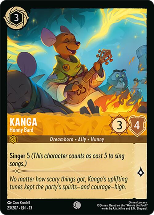 Kanga - Hunny Bard (23/207) [Attack of the Vine!] | Cards and Coasters CA