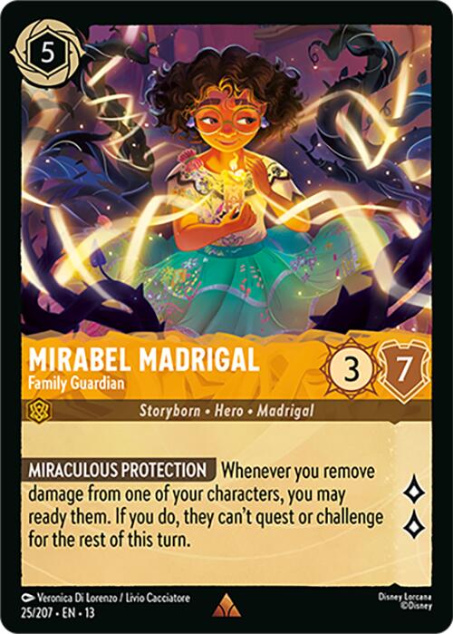 Mirabel Madrigal - Family Guardian (25/207) [Attack of the Vine!] | Cards and Coasters CA