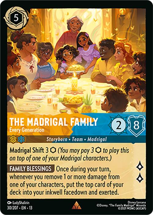 The Madrigal Family - Every Generation (30/207) [Attack of the Vine!] | Cards and Coasters CA