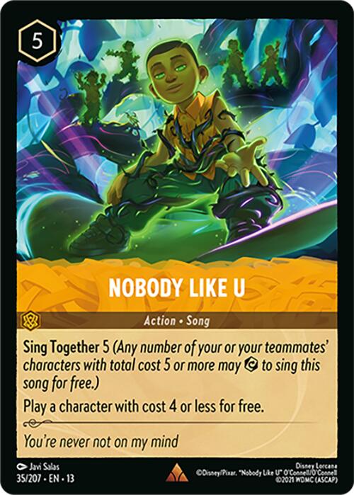 Nobody Like U (35/207) [Attack of the Vine!] | Cards and Coasters CA