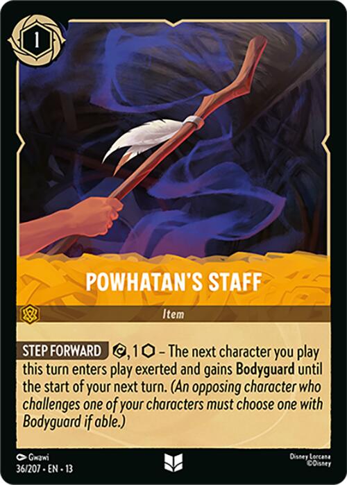 Powhatan's Staff (36/207) [Attack of the Vine!] | Cards and Coasters CA